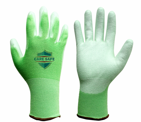13gauge bamboo fiber PU gloves