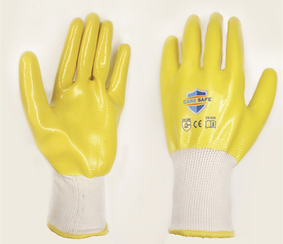 13gauge polyester full nitrile coated gloves oil resistant