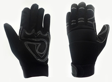 Microfiber liner Padded mechaincal gloves CARE SAFE