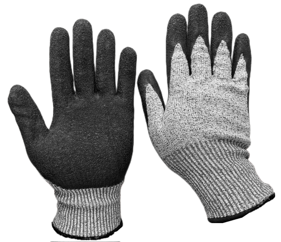 crinkle finish anti cut glove