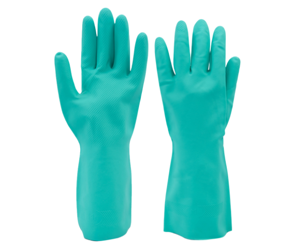 chemical resistant nitrile gloves