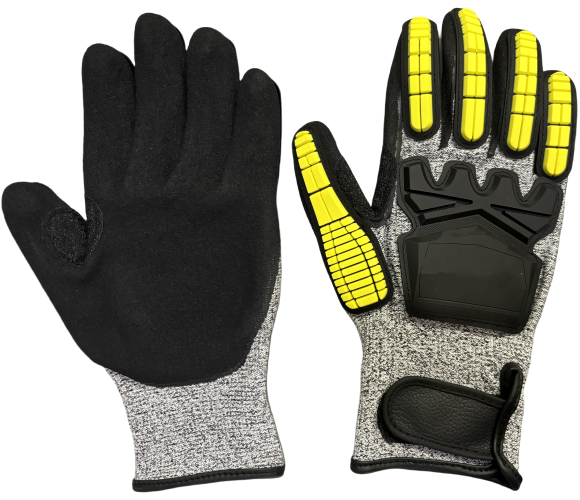 anti impact glove anti cut level C ce certificate