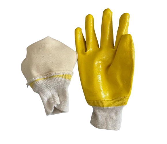 cotton liner glove nitrile coated