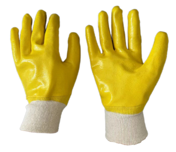 fully coated nitrile glove oil resistant